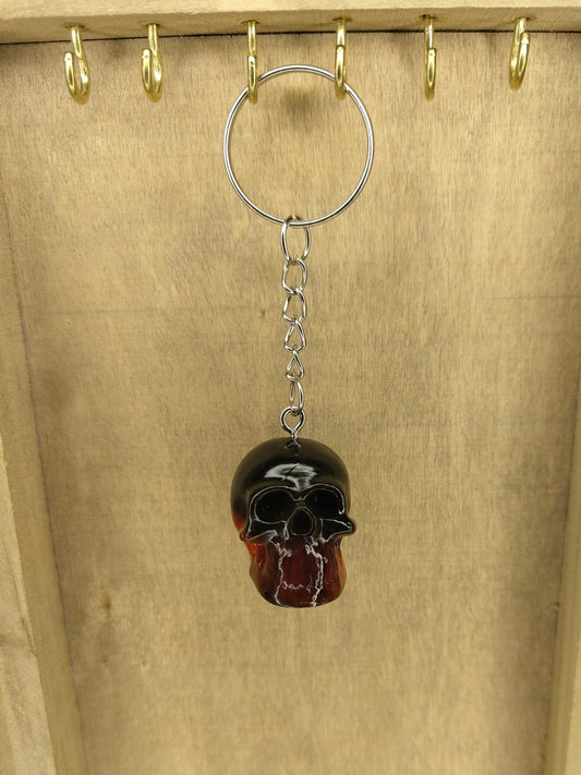 Porte-clé bicolore N°1 – Pacte rouge et noir 🗝️