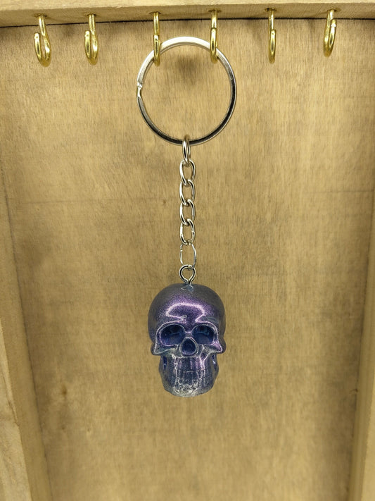 Porte-clé Mica violet – Transparence mystique, éclat ensorcelé 🔮